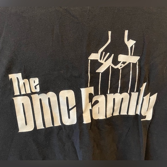 Vintage The DMC Family T-Shirt XXL 2XL Rubber The King Of The Clubs Preowned - Picture 3 of 6